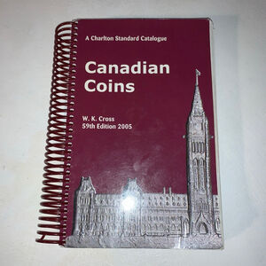 Unisex The Charlton Press Maroon Canadian Coins Notebook One Size